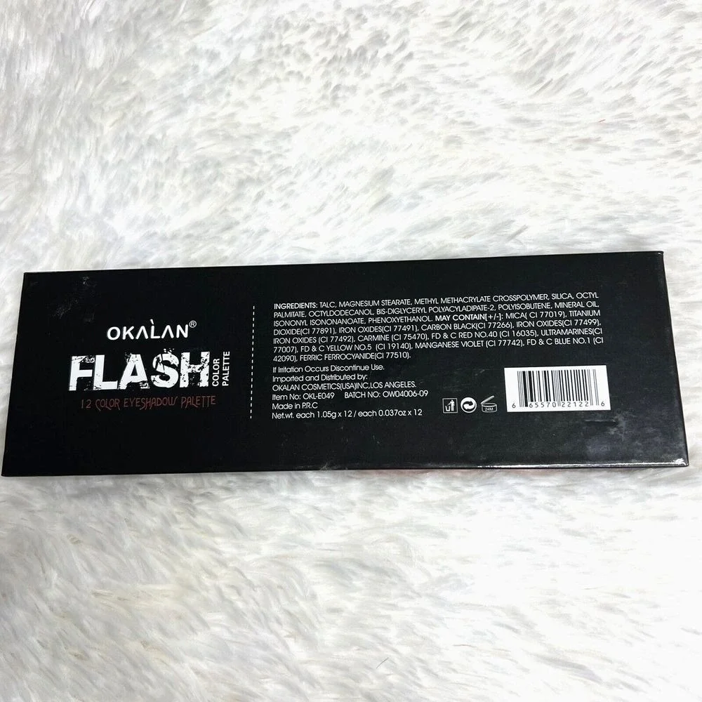 OKALAN FLASH‎ COLOR PALETTE 12 Color Eyeshadow Palette